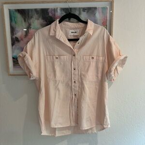 ROLLA'S Soft Pink Collared Shirt
